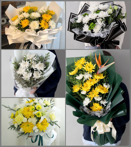 福建泉州石狮市鸿山镇莲厝村白事花束代送